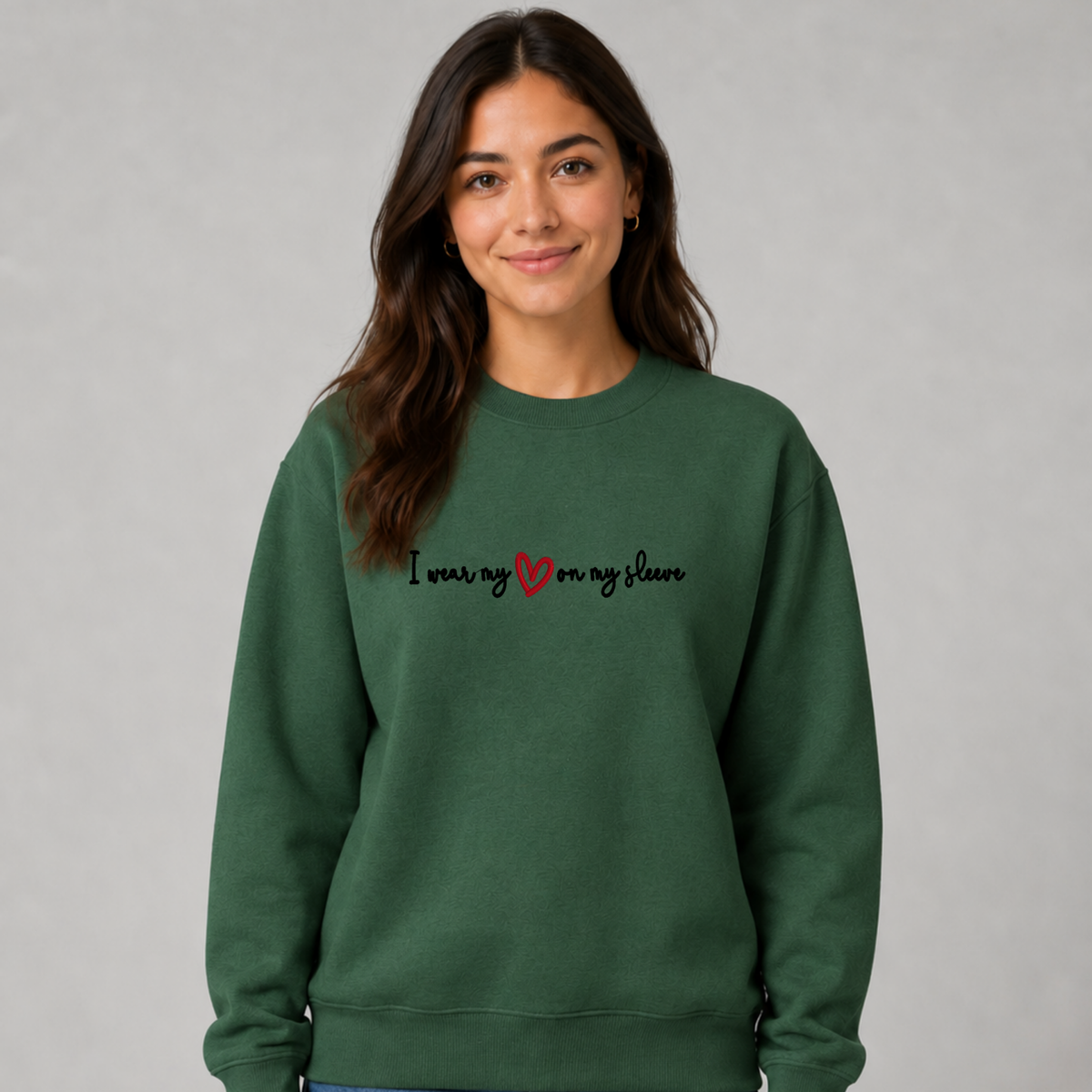 Heart on Sleeve Sweatshirt