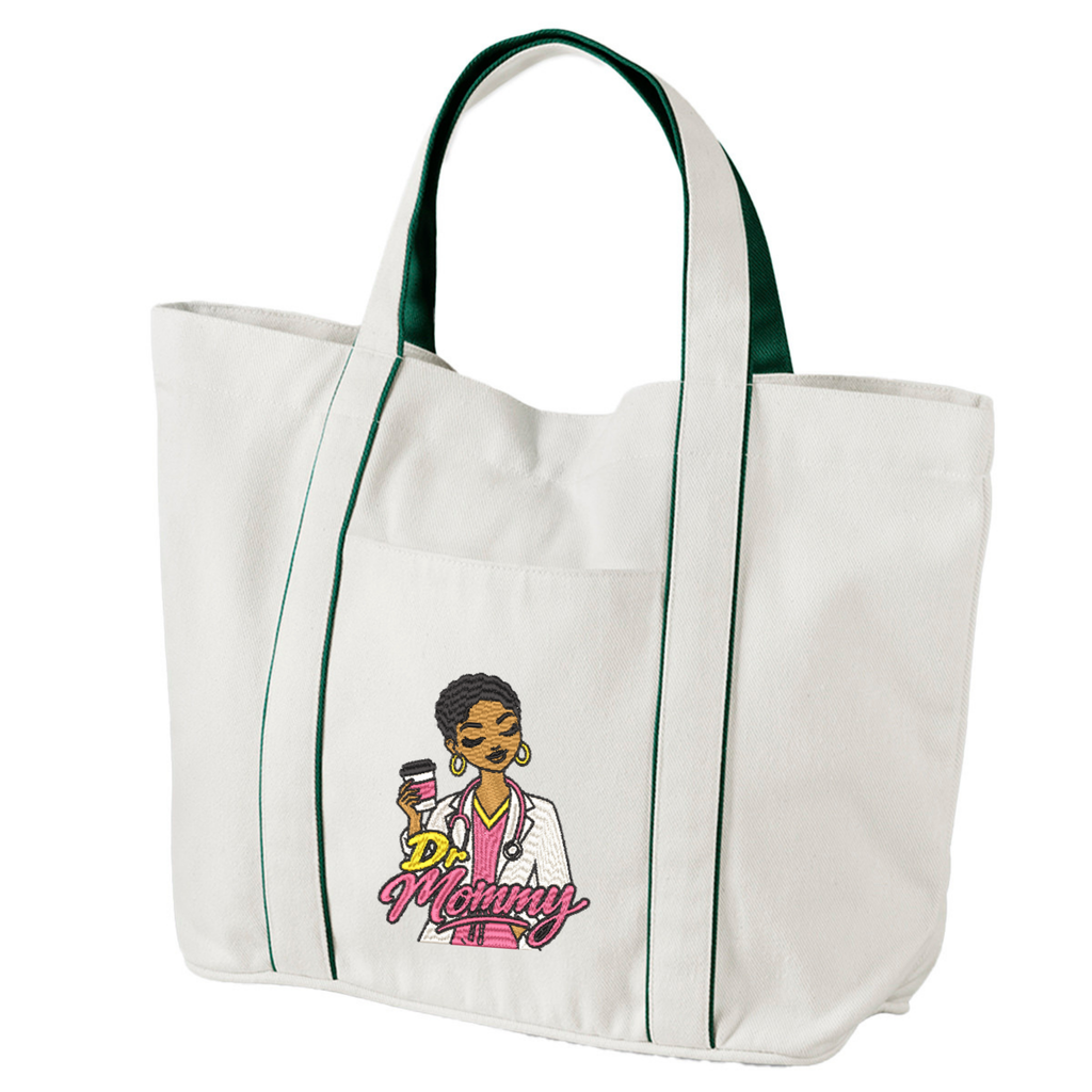 Dr Mommy Courtside Medium Tote Bag