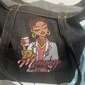 Dr. Mommy Denim Tote Bag