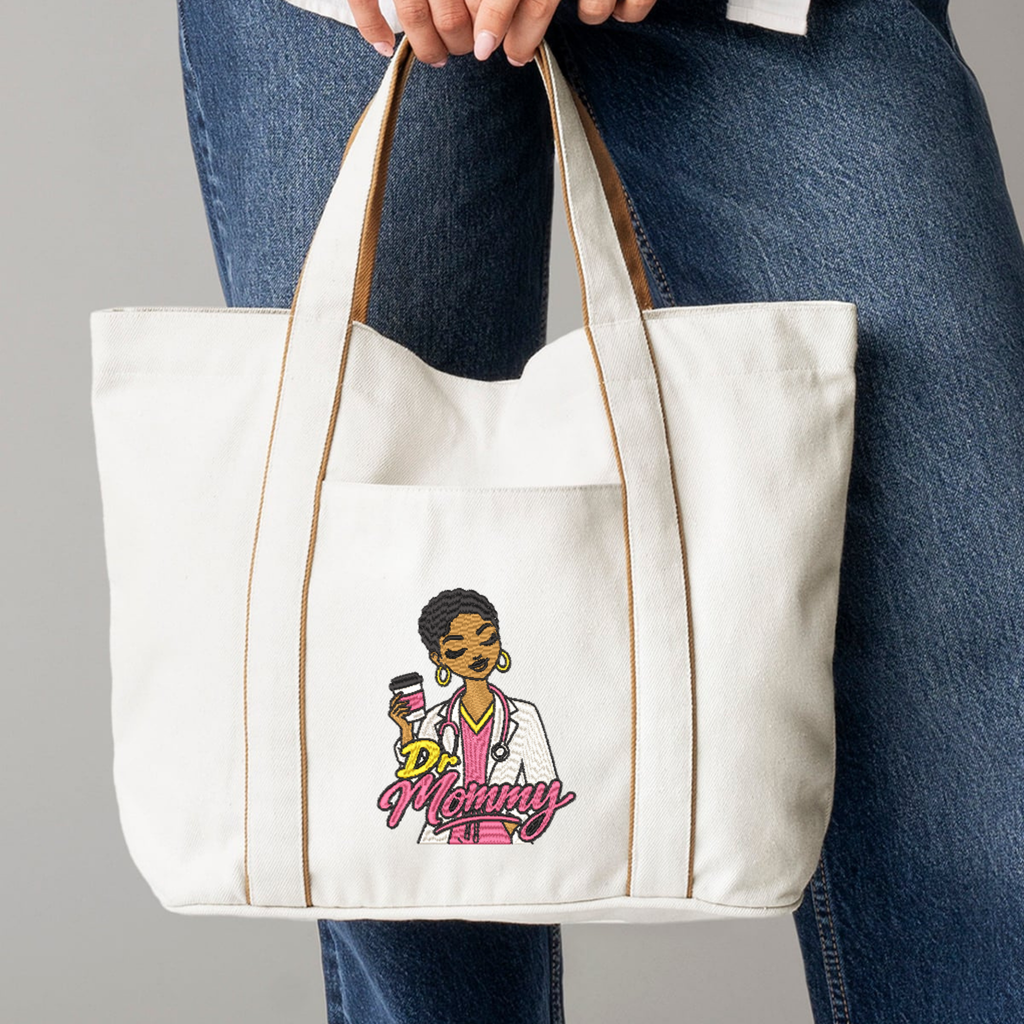 Dr Mommy Courtside Medium Tote Bag