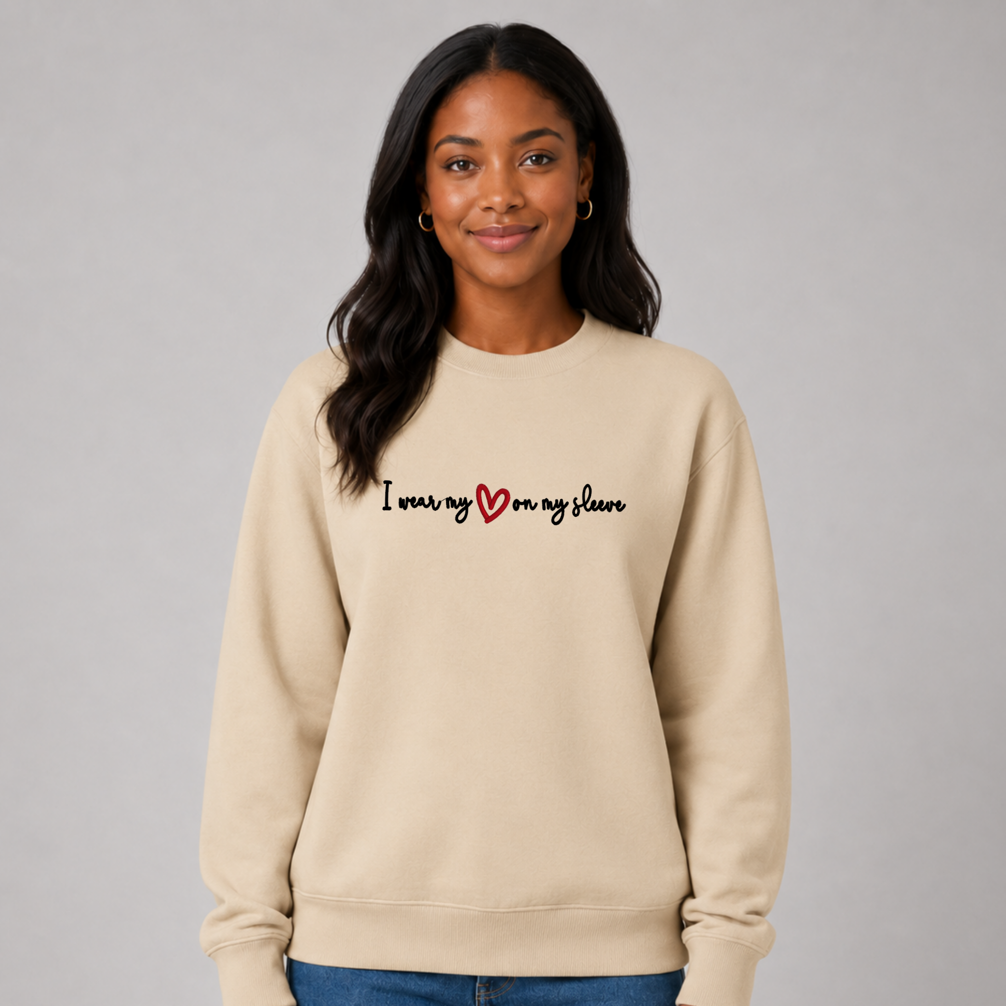 Heart on Sleeve Sweatshirt